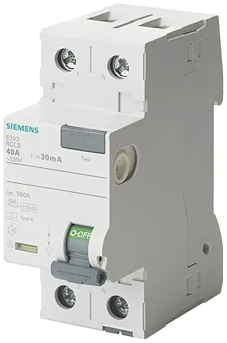 [5SV3314-6KK01] SIEMENS 5SV3314-6KK01 DIF. 2P 30mA 40A A SUPERIN