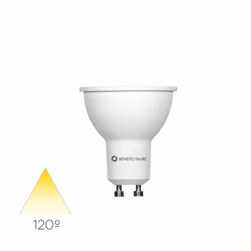 [4016-V2] BENEITO-FAURE BOMBILLA GU10 / DIFUSOR MATE / 120º / 3000K / 6W / 510LM