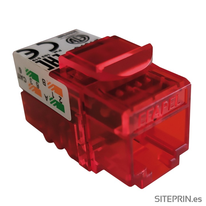 [EFA21978] EFAPEL CONECTOR HEMBRA RJ45 CAT.6 UTP (250 MHZ)