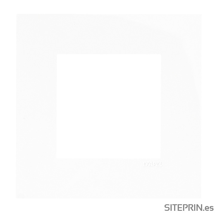 EFAPEL PLACA SIMPLE BLANCO