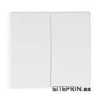 [EFA50611TBM] EFAPEL TECLA DOBLE BLANCA MATE