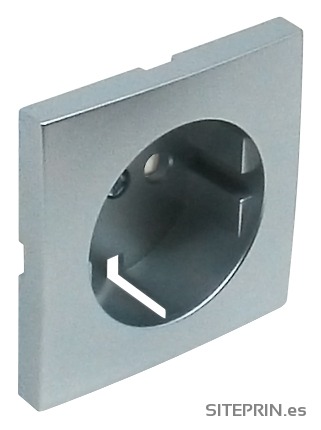 [EFA90632TPM] EFAPEL TAPA C/PROTECCIÓN P/BASE SCHUKO NEGRA MATE