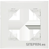 [EFA90910TBR] EFAPEL MARCO SIMPLE BLANCO