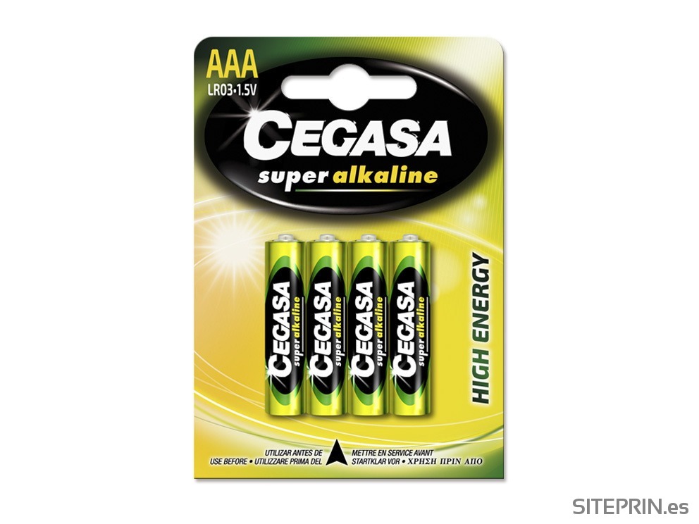 CEGASA 000146 Blister B.LR03  4 Pilas Alcalinas